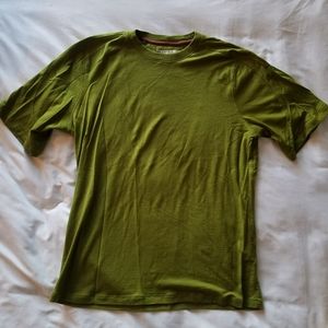 Green Ibex merino wool tee